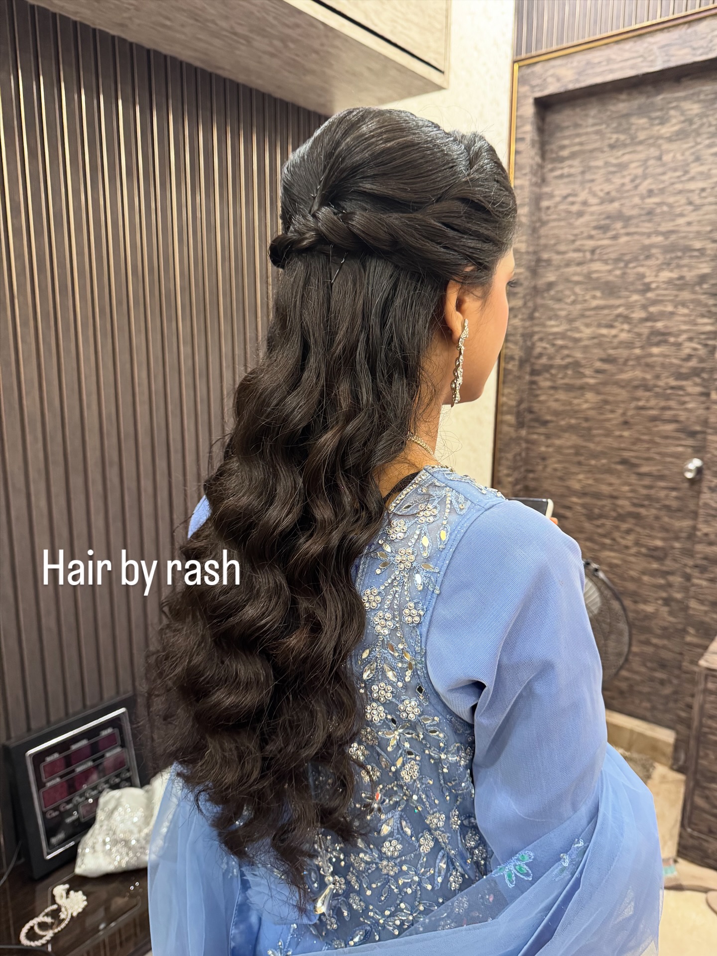 Bespoke bridal braid by hairstylisthyderabad