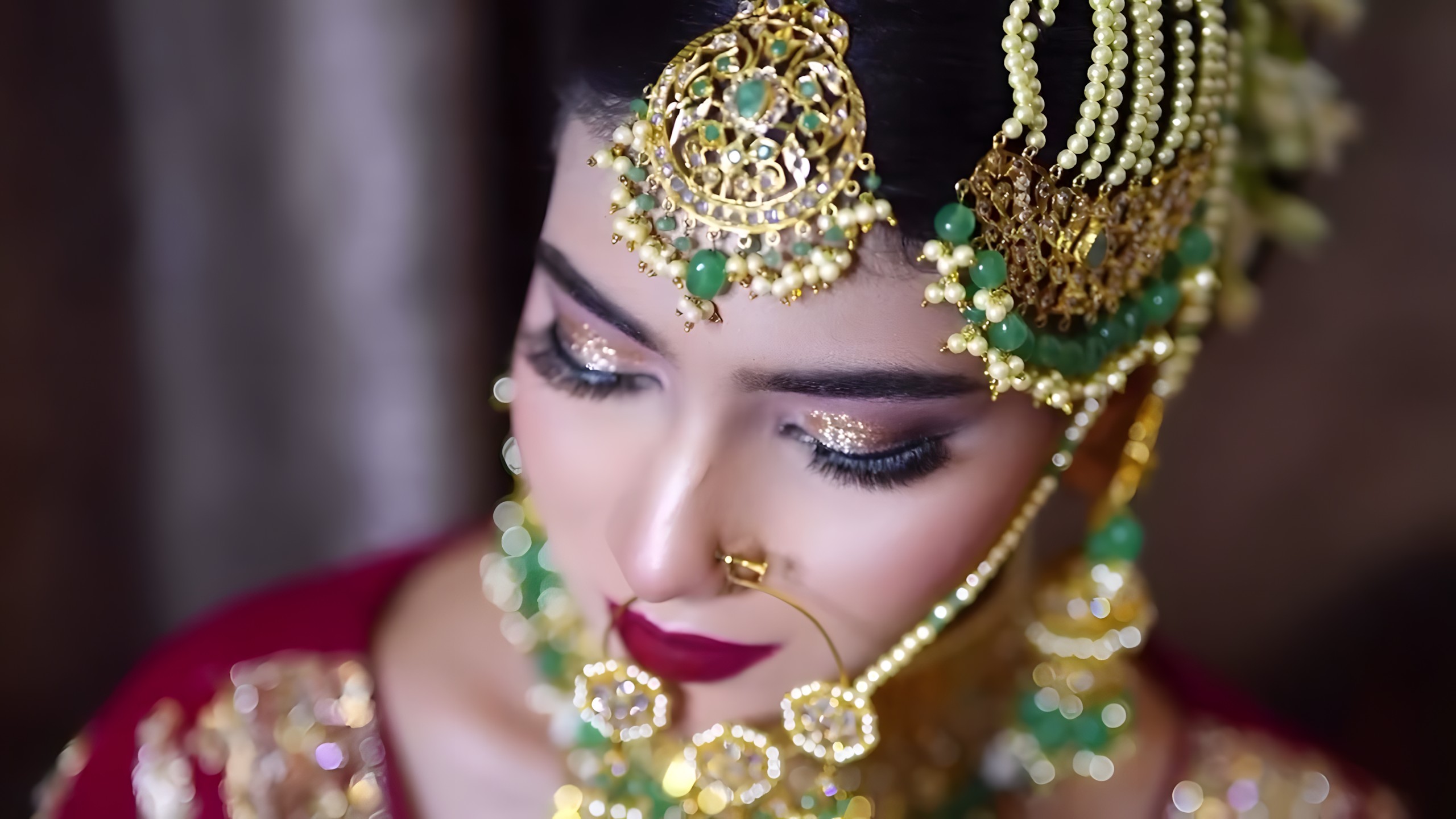 Ceremony bridal look by Alina Khatoon