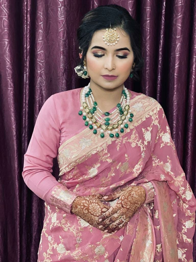 HD bridal makeover – nude lip, flawless finish