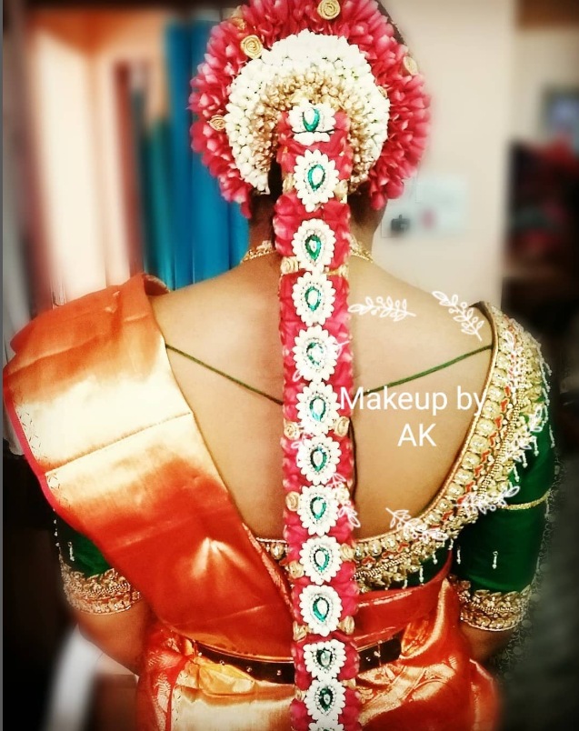 Runway contestant – polished glam with neutral lips